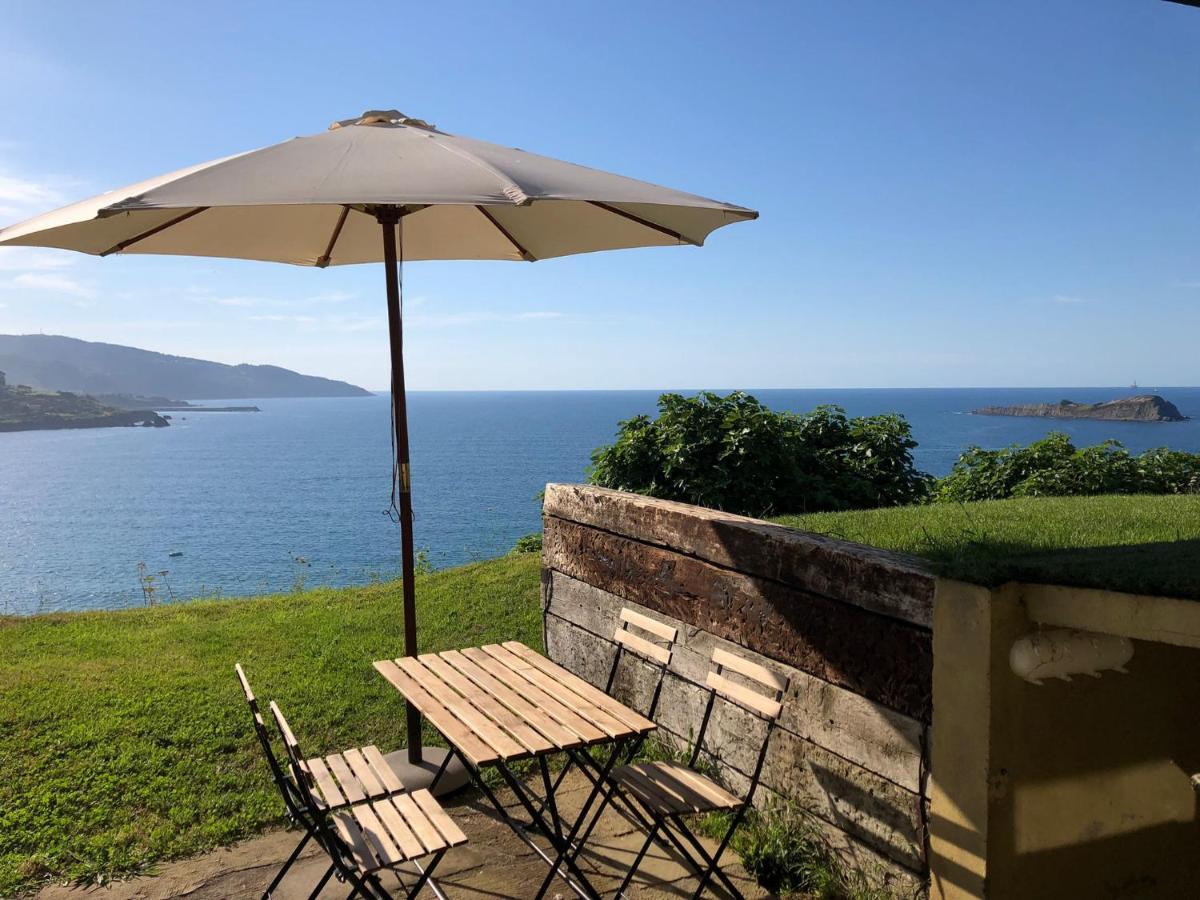 Adosado En La Costa Con Excelentes Vistas Al Estuario De Urdaibai Villa Мундака Екстериор снимка